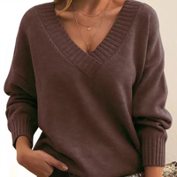 Lina | Weicher Kaschmir Pullover – Braun