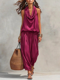 Liora | Elegantes zweiteiliges Lounge-Set – Pink