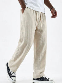 Icarion - Maßgeschneiderte Leinenhose – Beige