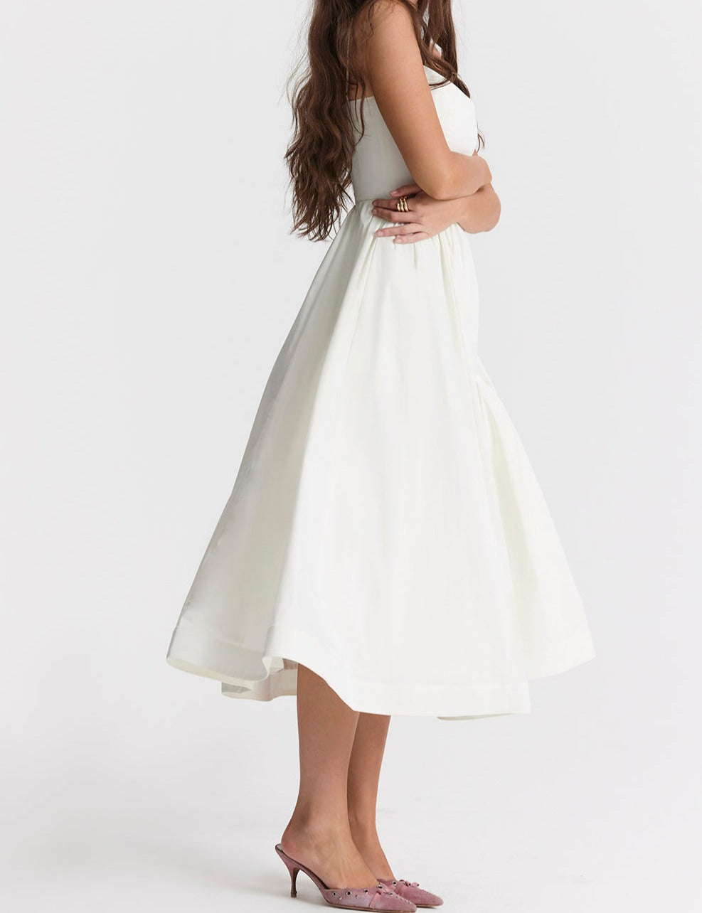 Jessie - Elegantes Damen Midi-Kleid