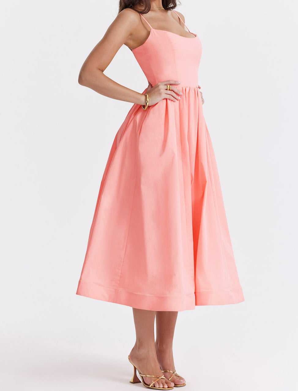 Jessie - Elegantes Damen Midi-Kleid