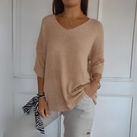 Yanick - Ein gemütlicher Damenpullover – Braun