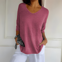 Yanick - Ein gemütlicher Damenpullover – Rosa