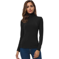 Lorelei | Weicher Rollkragenpullover – Schwarz