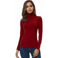 Lorelei | Weicher Rollkragenpullover – Rot