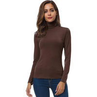 Lorelei | Weicher Rollkragenpullover – Kaffee