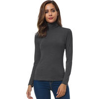 Lorelei | Weicher Rollkragenpullover – Dunkelgrau