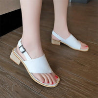 Amabella - Leder-Sandalen – Weiß