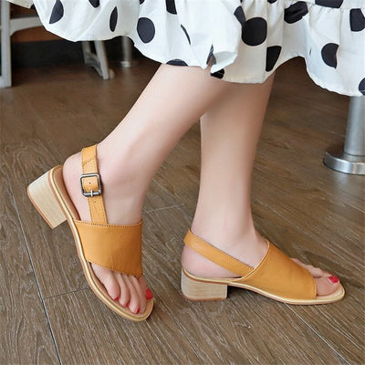 Amabella - Leder-Sandalen