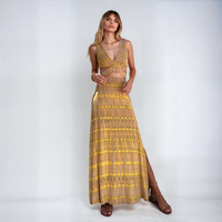 LUCE  | Sommerkleid im Batik-Look – Gelb