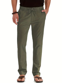 Magdus | Herren Stilvolle Hosen | Sommer – Oliv
