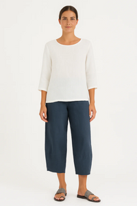 Luftige Sommerhose für Damen | Leichte – Dunkkelblau