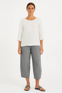 Luftige Sommerhose für Damen | Leichte – Grau