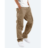 Luis | Herren Relaxed Cargohose mit Taschen – Braun