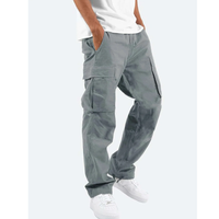 Luis | Herren Relaxed Cargohose mit Taschen – Grau