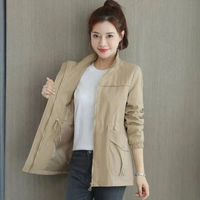 Luisa | Leichte Übergangsjacke mit Reißverschluss – Khaki