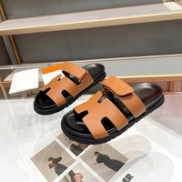 Elisa Sandalen – Khaki Dunkel