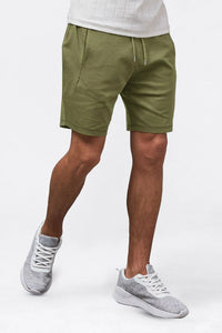 Pantalon mit verstellbarem Kordelzug für Erwachsene | Ideal für den Alltag – Olivgrün