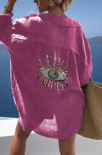 Blusenshirt für Damen - Perfektes Sommeroberteil für heiße Tage – Rosa