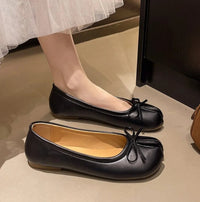 Yumi | Japanische Tabi Split-Toe Ballerinas – Schwarz