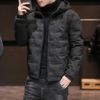 Wilhelm® | Elegante Herren-Pufferjacke – Schwarz