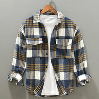 Kevin | Supreme Flanellhemd – Blau