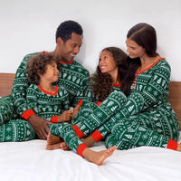 Familie Weihnachten Pyjama Satz | Warme – Grün