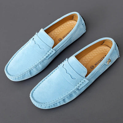 Heidi-Mode | Rutschfeste Wildleder Halbschuhe