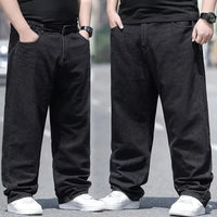Frank | Elegante und bequeme Baggy Jeans – Schwarz