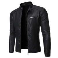 Theo® | Elegante Lederjacke – Schwarz