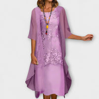 Gretl® | Elegantes Kleid – Lila