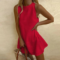Kurzes Sommerkleid – Rot