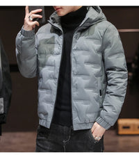 Wilhelm® | Elegante Herren-Pufferjacke – Grau