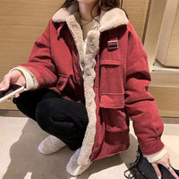 Glam | Wollmantel – Rot