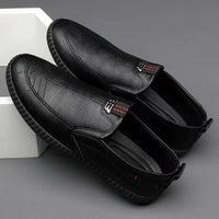 Herren Business Lederschuhe – Schwarz