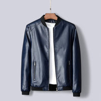 Phantom Leather Jacket – Blau