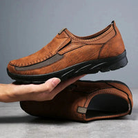 DANIEL - FREIZEITSCHUHE AUS LEDER – Hellbraun