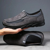 DANIEL - FREIZEITSCHUHE AUS LEDER – Grau