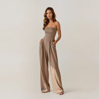 Malene™ – Der Jumpsuit für deinen großen Auftritt – Beige