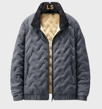 Emanule | Winterjacke für Herren mit Warmem Fleece-Innenfutter – L