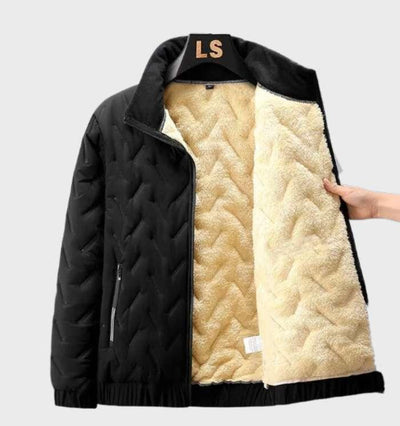 Emanule | Winterjacke für Herren mit Warmem Fleece-Innenfutter