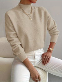 Yvonne – Eleganter Strickpullover – Beige