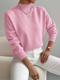 Yvonne™ | Eleganter und warmer Pullover – Hellrosa