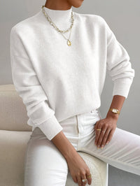 Yvonne – Eleganter Strickpullover – Weiß (Begrenzter Vorrat)