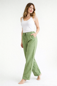 Marlene | Bequeme Lässige Damenhose – Grün