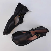 Serena® | Colette Leder Mary Janes – Schwarz