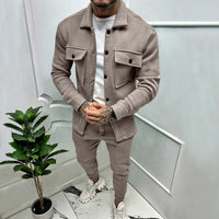 Matthias | Herren Zweiteiler Set – Khaki