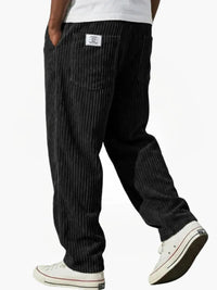 Maximilian | Herren Elegante Komfort-Cordhose – Schwarz