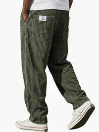 Maximilian | Herren Elegante Komfort-Cordhose – Grün