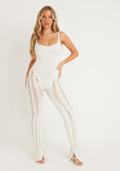 Roxy Jumpsuit mit gestrickter Kragennaht